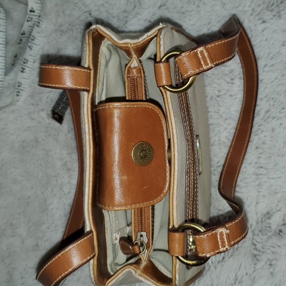 ROSETTI Beige Fabric w/Faux Leather Trim Shoulder-Tote Bag - Picture 4 of 13